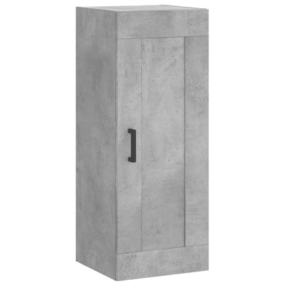 vidaXL Highboard Concrete Grey 34,5x34x180 cm Engineered Wood