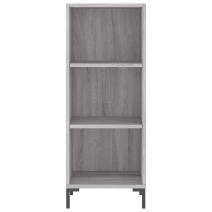 vidaXL Highboard Grey Sonoma 34.5x34x180 cm Engineered Wood