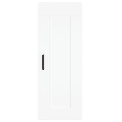 vidaXL Highboard White 34.5x34x180 cm Engineered Wood