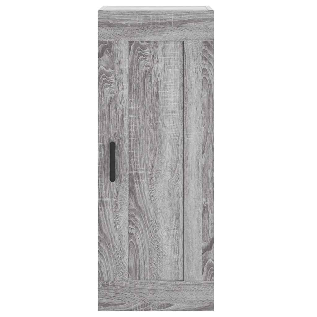 vidaXL Highboard Grey Sonoma 34.5x34x180 cm Engineered Wood