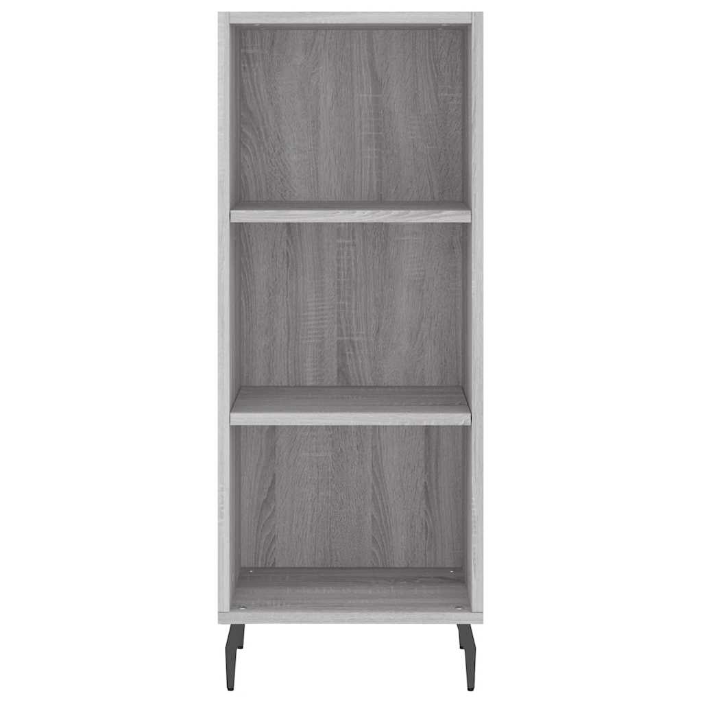 vidaXL Highboard Grey Sonoma 34.5x34x180 cm Engineered Wood