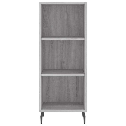 vidaXL Highboard Grey Sonoma 34.5x34x180 cm Engineered Wood
