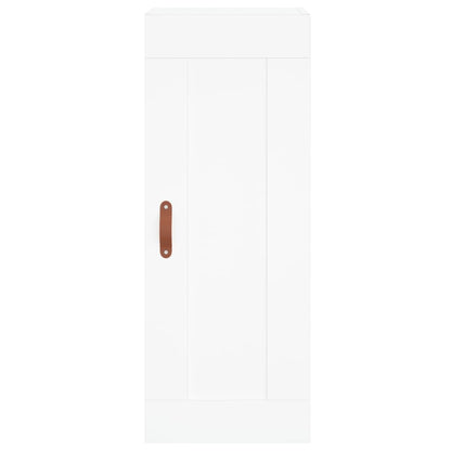 vidaXL Highboard White 34.5x34x180 cm Engineered Wood