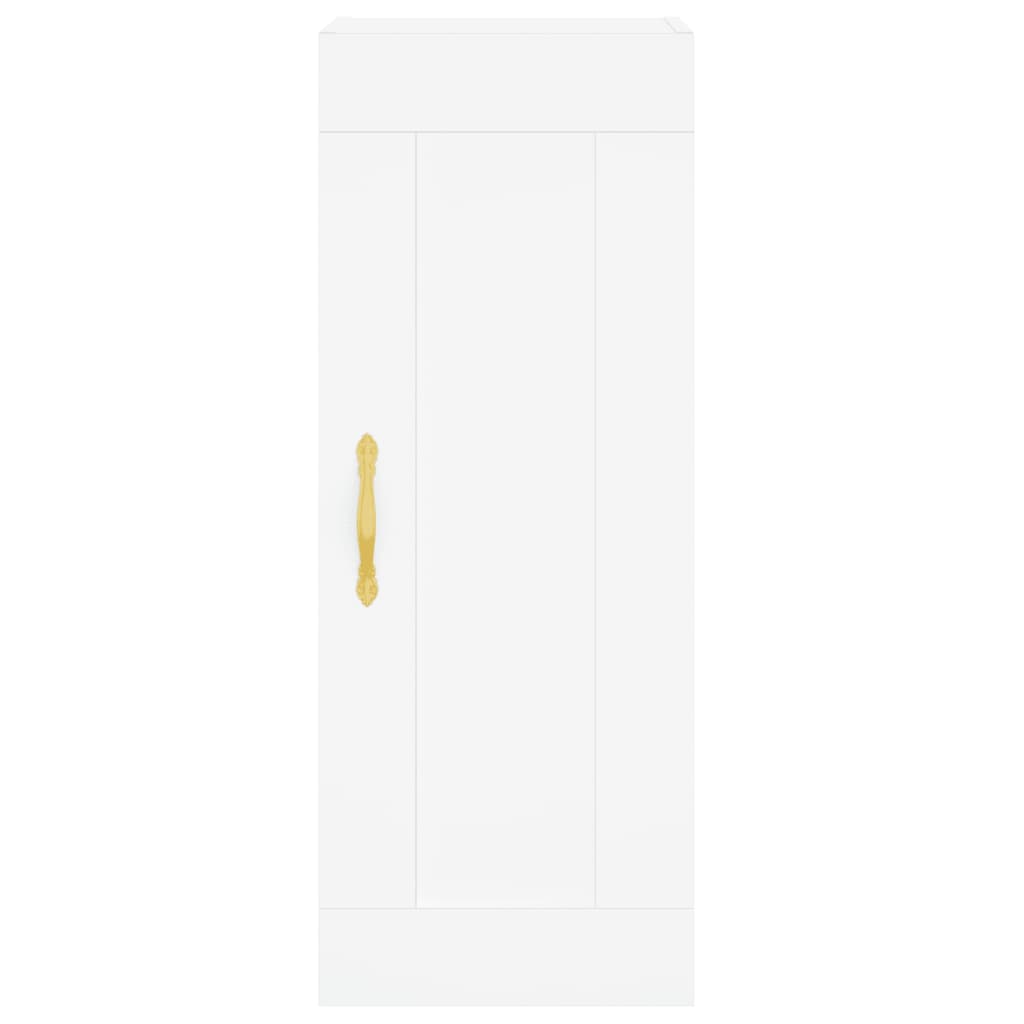 vidaXL Highboard White 34.5x34x180 cm Engineered Wood