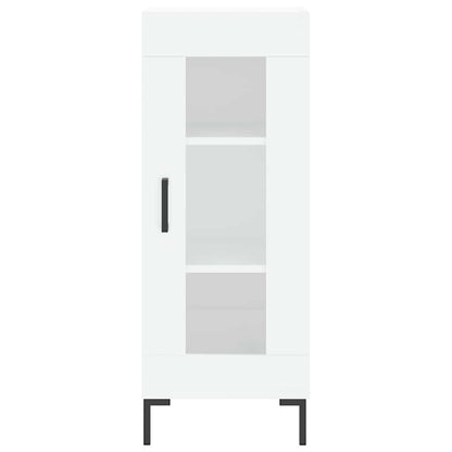 vidaXL Highboard White 34.5x34x180 cm Engineered Wood