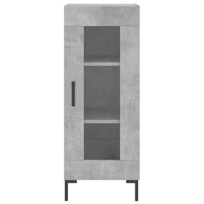 vidaXL Highboard Concrete Grey 34,5x34x180 cm Engineered Wood