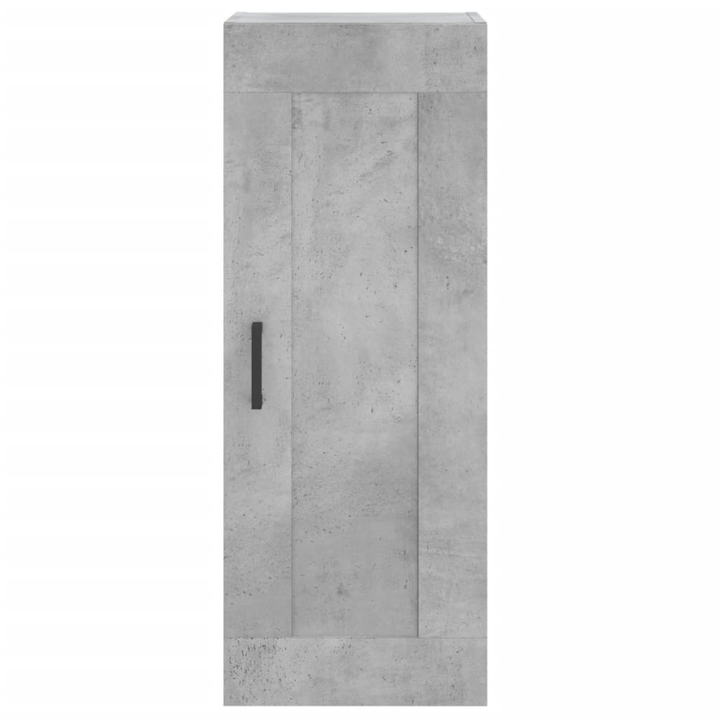 vidaXL Highboard Concrete Grey 34,5x34x180 cm Engineered Wood
