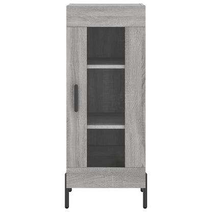 vidaXL Highboard Grey Sonoma 34.5x34x180 cm Engineered Wood