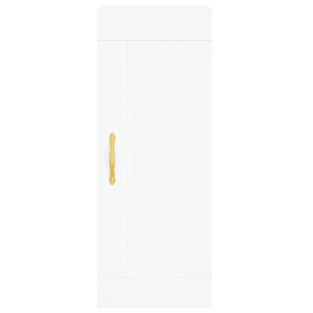 vidaXL Highboard White 34.5x34x180 cm Engineered Wood