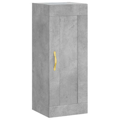 vidaXL Highboard Concrete Grey 34.5x34x180 cm Engineered Wood
