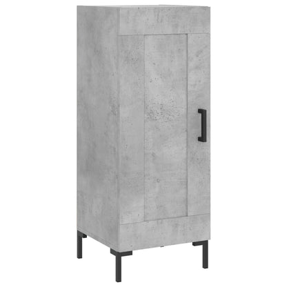 vidaXL Highboard Concrete Grey 34,5x34x180 cm Engineered Wood