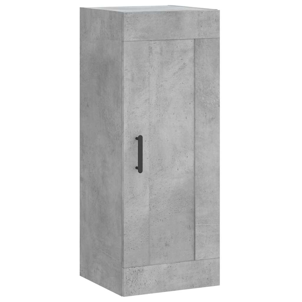 vidaXL Highboard Concrete Grey 34,5x34x180 cm Engineered Wood