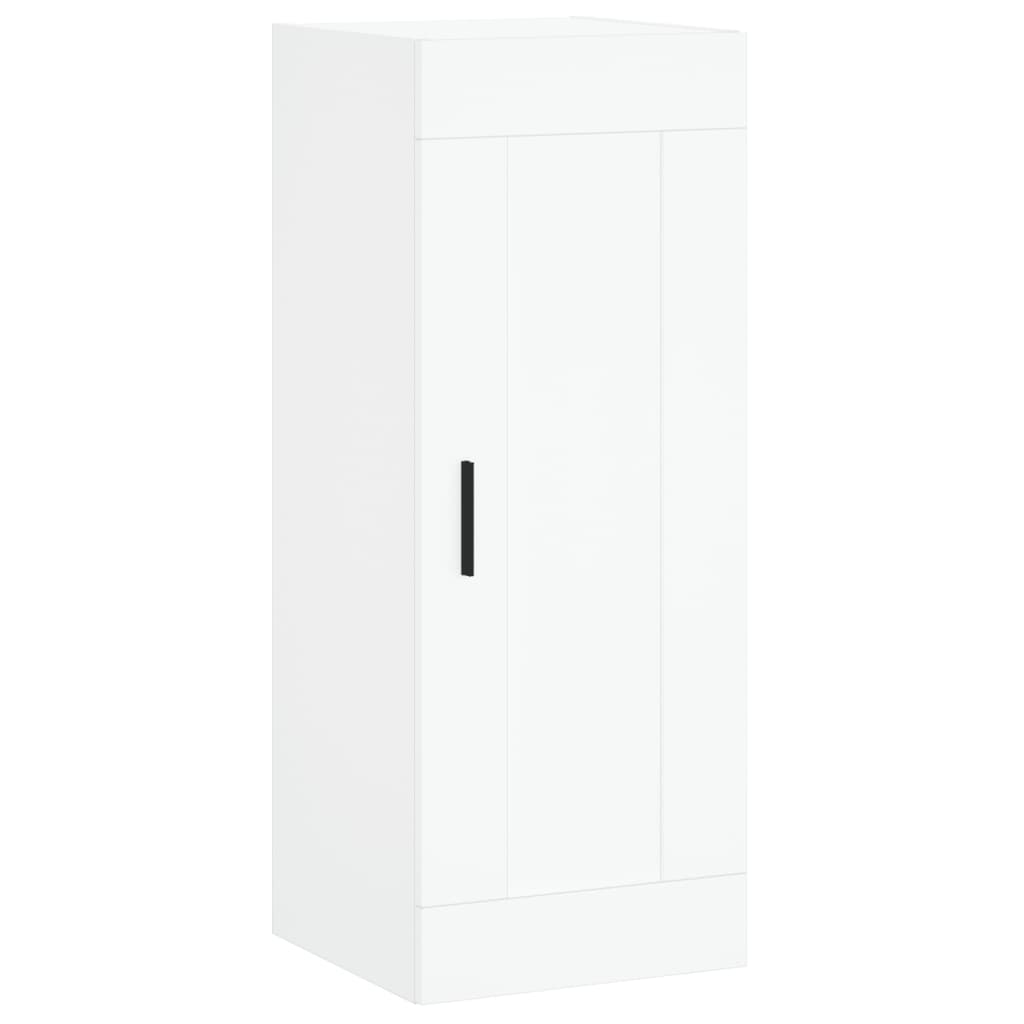 vidaXL Highboard White 34.5x34x180 cm Engineered Wood