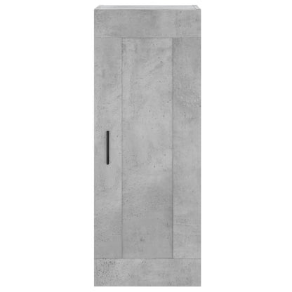 vidaXL Highboard Concrete Grey 34,5x34x180 cm Engineered Wood