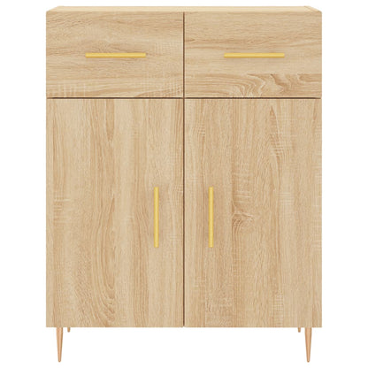vidaXL Highboard Sonoma Oak 69,5x34x180 cm Engineered Wood