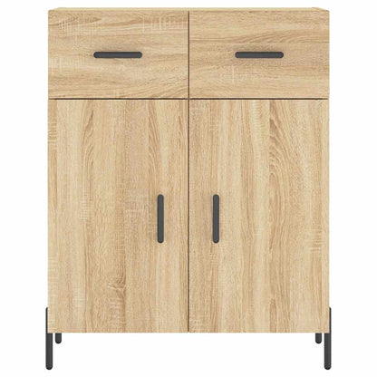 vidaXL Highboard Sonoma Oak 69,5x34x180 cm Engineered Wood