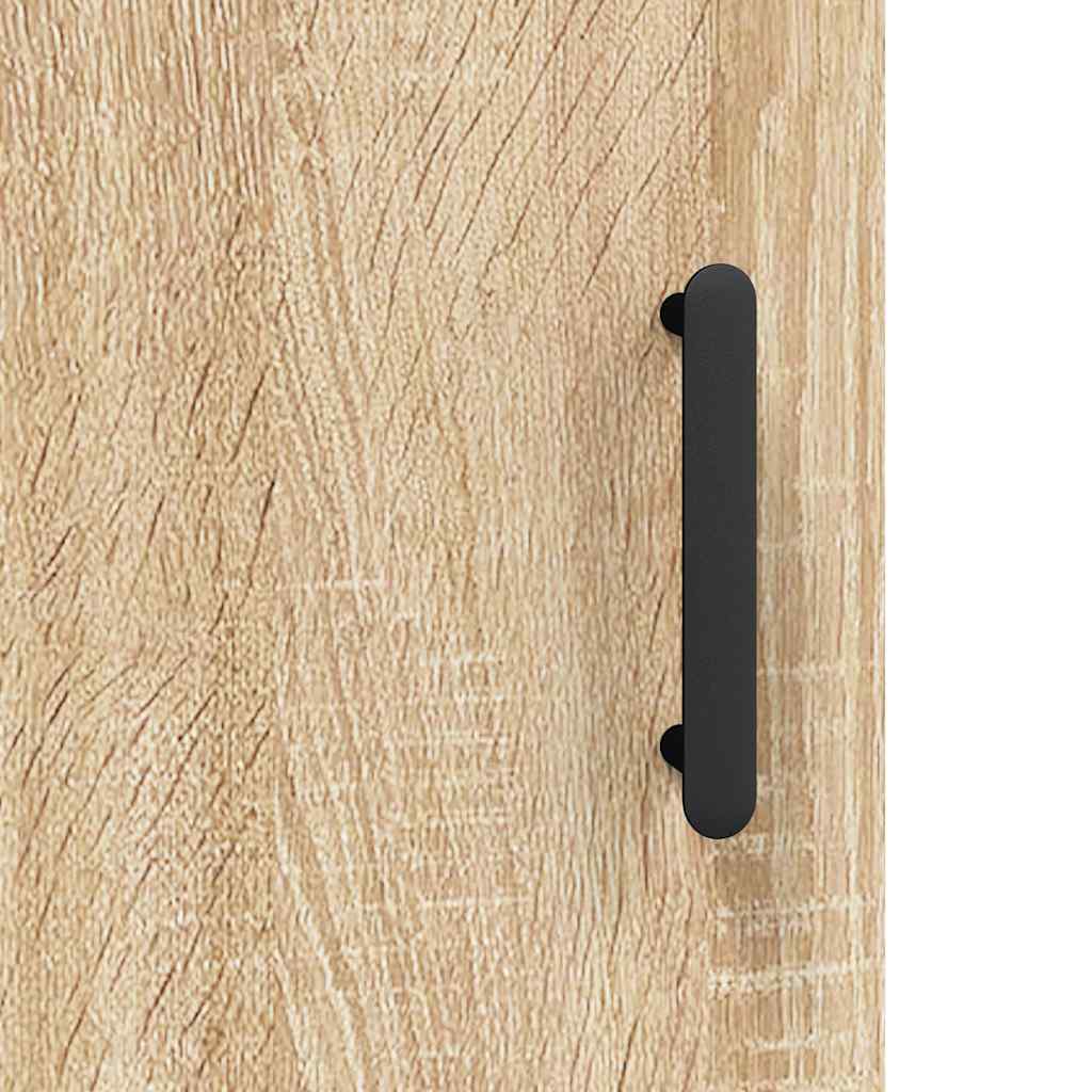 vidaXL Highboard Sonoma Oak 69,5x34x180 cm Engineered Wood