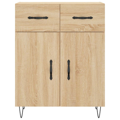 vidaXL Highboard Sonoma Oak 69,5x34x180 cm Engineered Wood