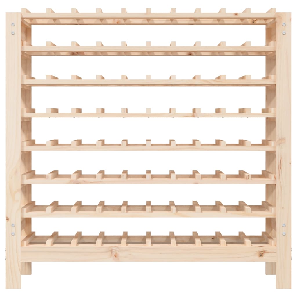 vidaXL Wine Rack 109.5x30x107.5 cm Solid Wood Pine