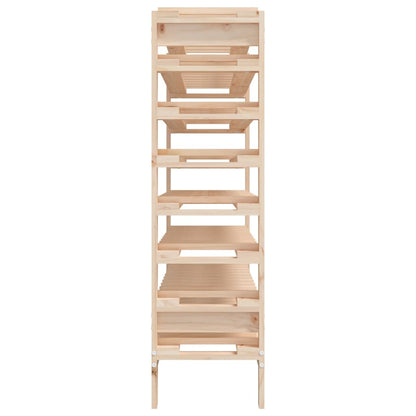 vidaXL Wine Rack 109.5x30x107.5 cm Solid Wood Pine