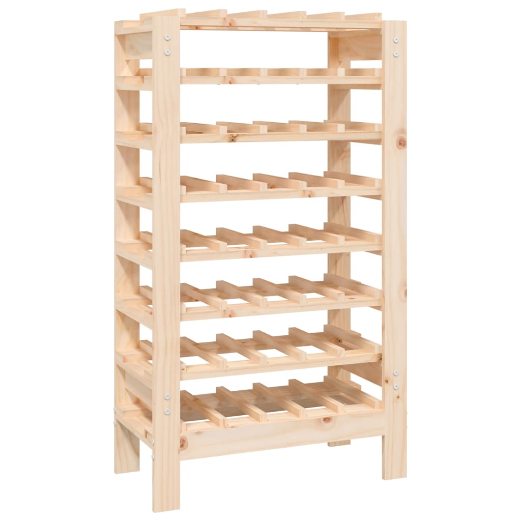 vidaXL Wine Rack 61,5x30x107,5 cm Solid Wood Pine