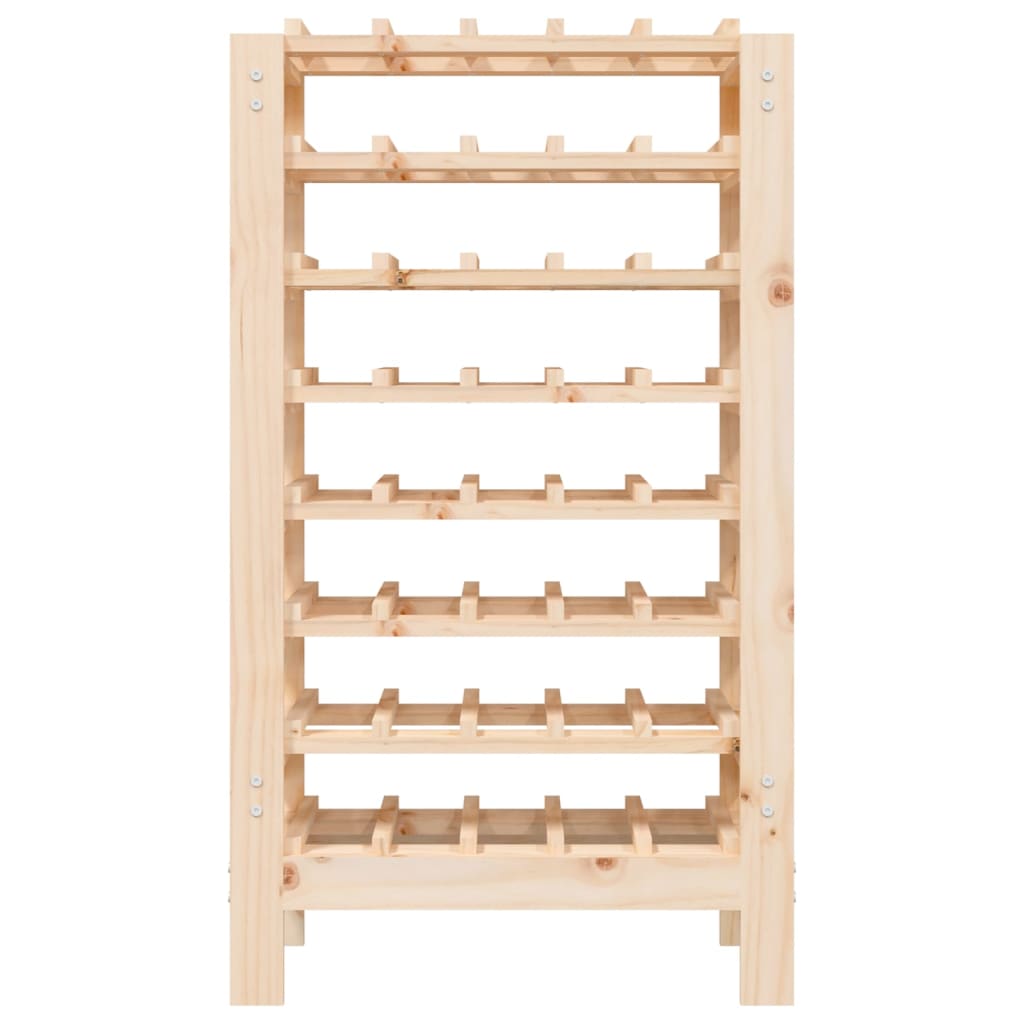 vidaXL Wine Rack 61,5x30x107,5 cm Solid Wood Pine