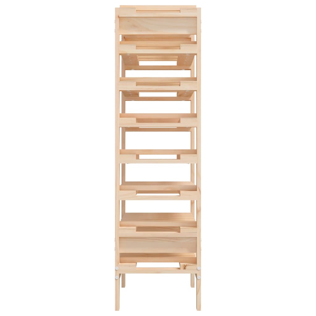 vidaXL Wine Rack 61,5x30x107,5 cm Solid Wood Pine