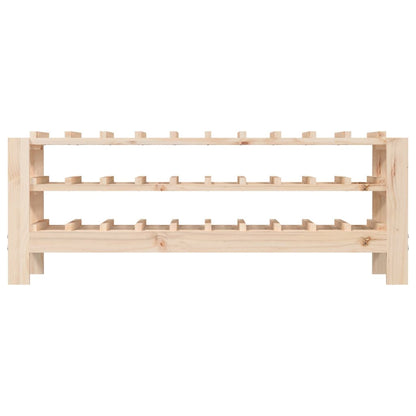 vidaXL Wine Rack 109.5x30x42 cm Solid Wood Pine