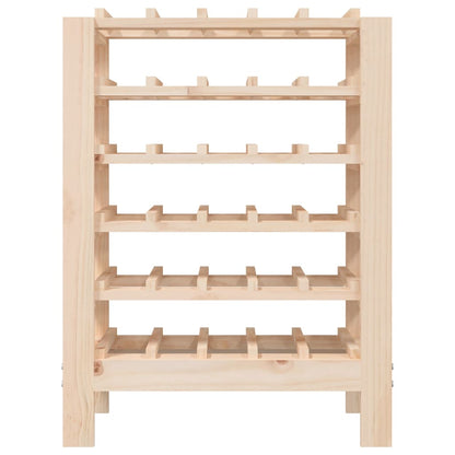 vidaXL Wine Rack 61.5x30x82 cm Solid Wood Pine
