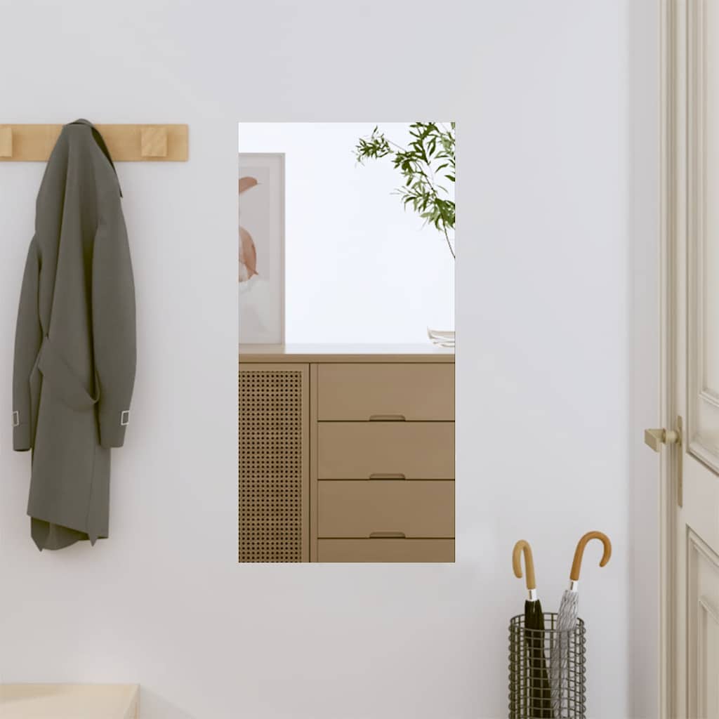 vidaXL Wall Mirror 30x60 cm Glass Rectangle