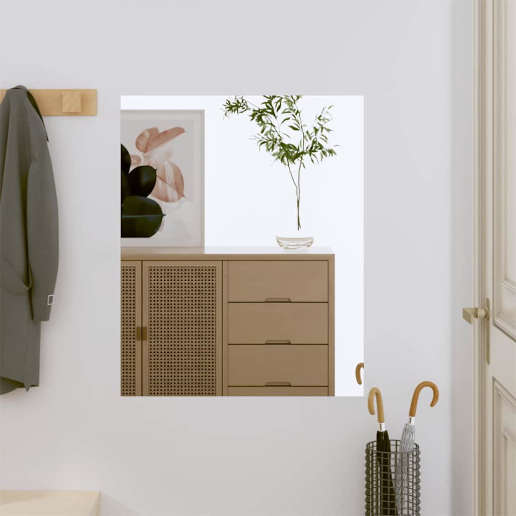 vidaXL Wall Mirror 50x60 cm Glass Rectangle