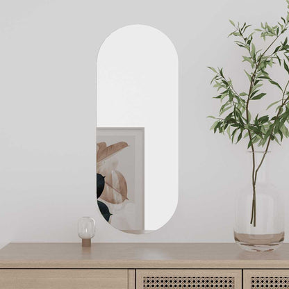 vidaXL Wall Mirror 20x50 cm Glass Oval