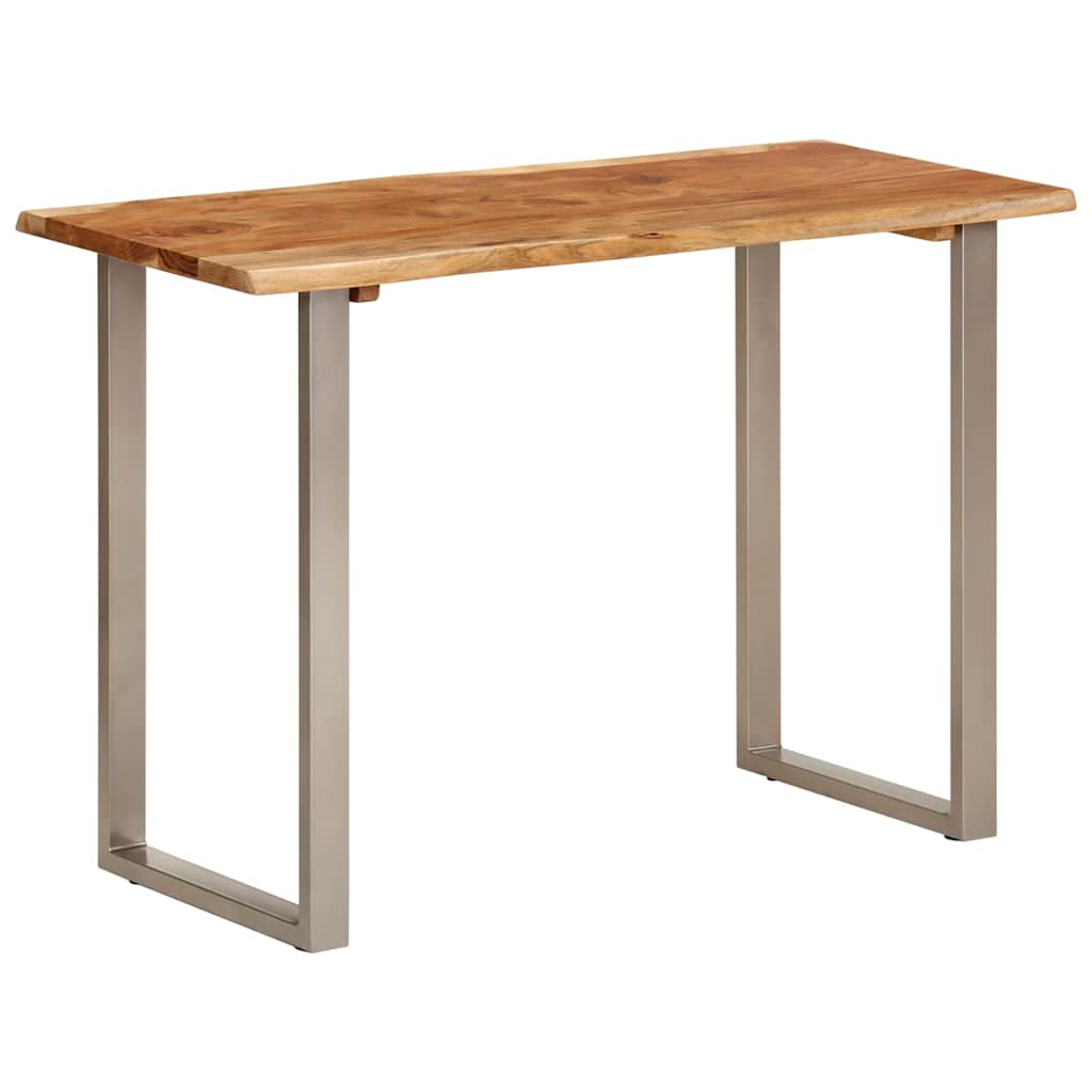 vidaXL Dining Table 110x50x76 cm Solid Wood Acacia