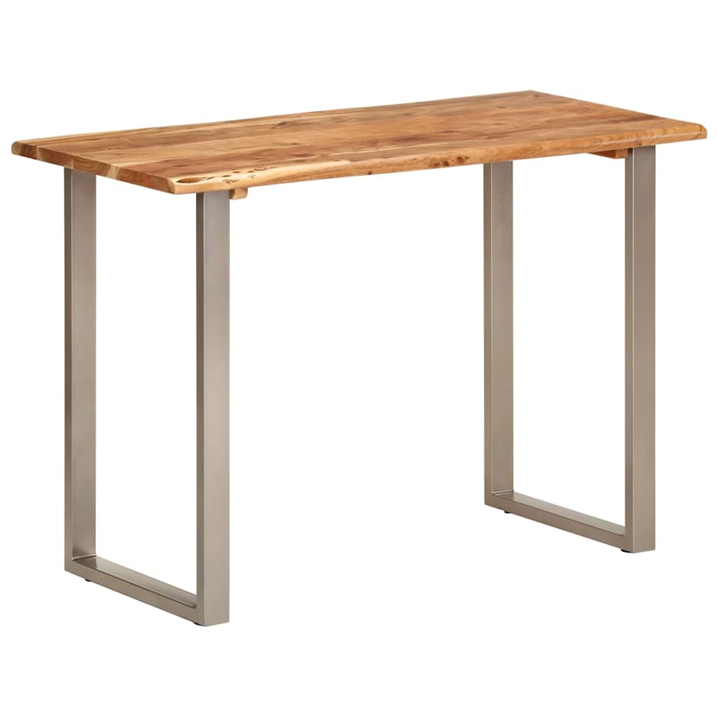 vidaXL Dining Table 110x50x76 cm Solid Wood Acacia