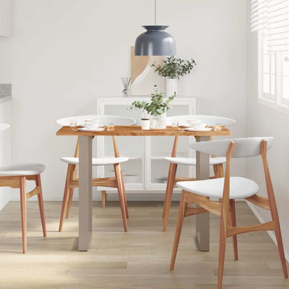 vidaXL Dining Table 110x50x76 cm Solid Wood Acacia