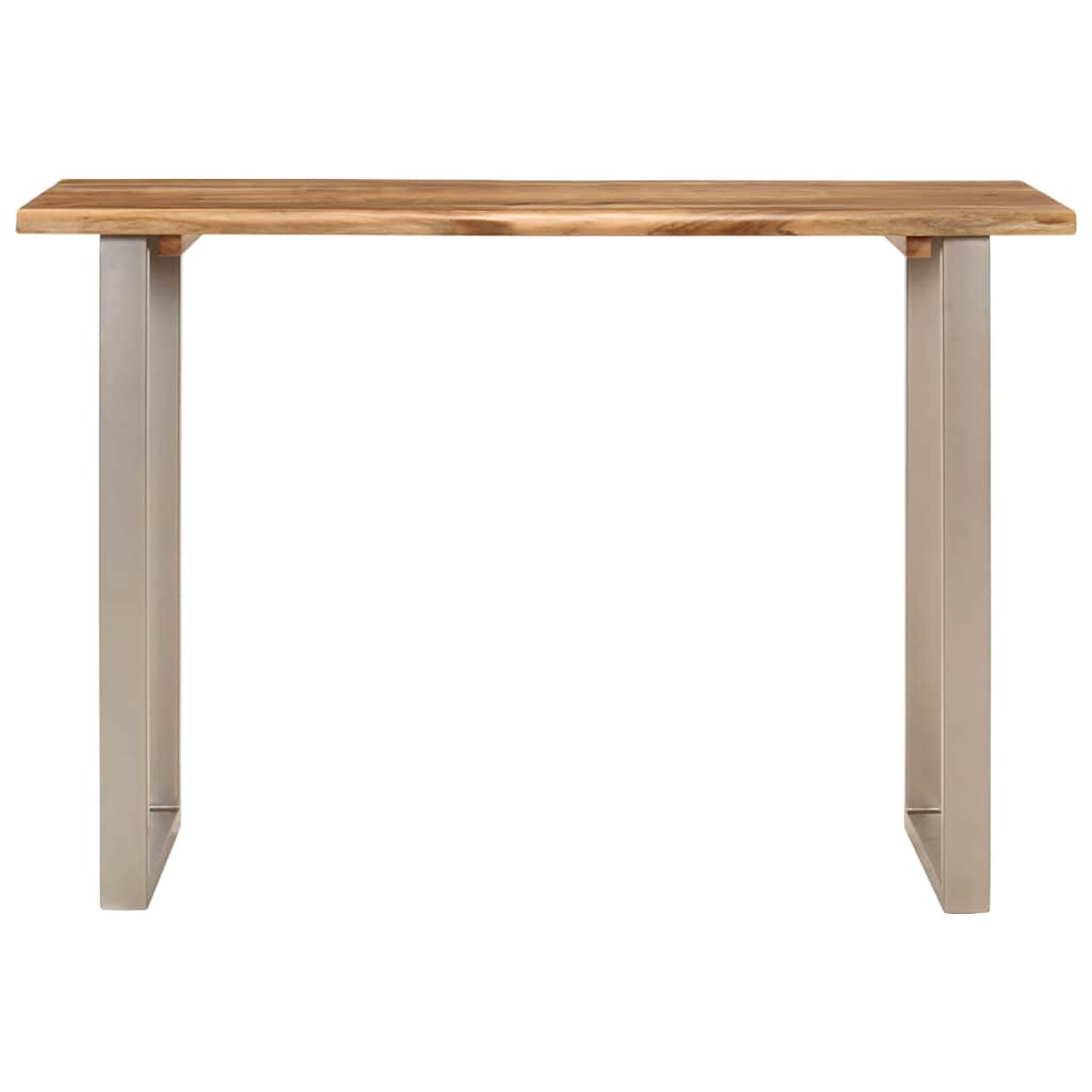 vidaXL Dining Table 110x50x76 cm Solid Wood Acacia