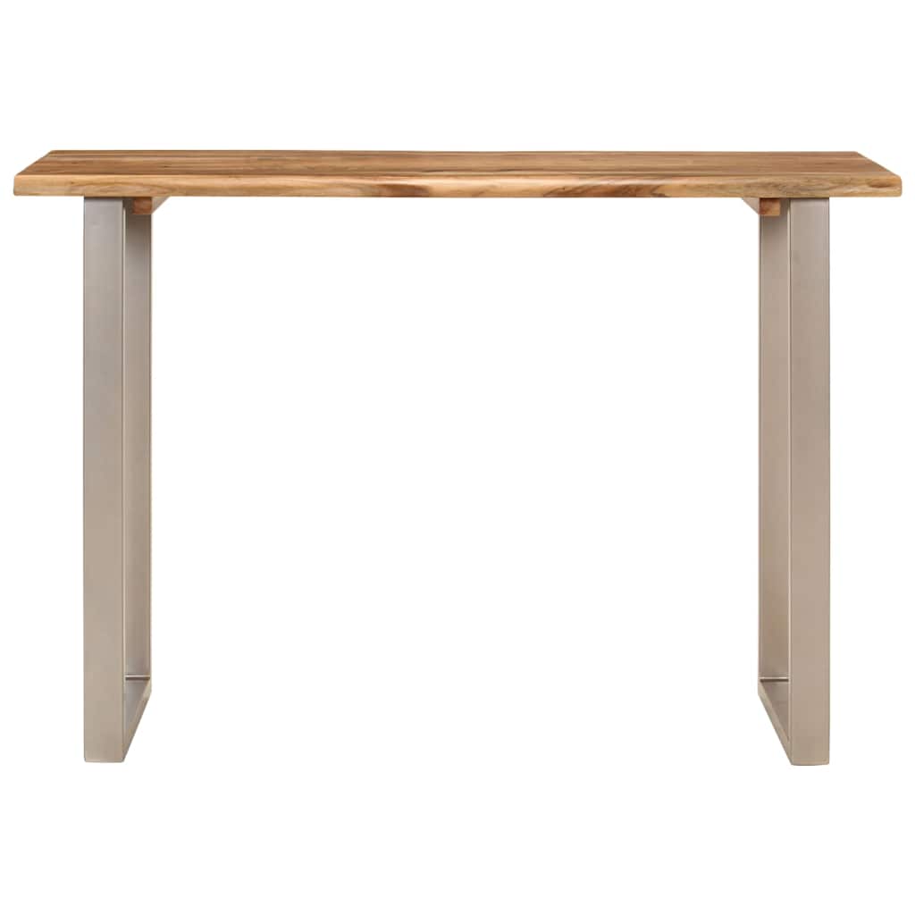vidaXL Dining Table 110x50x76 cm Solid Wood Acacia