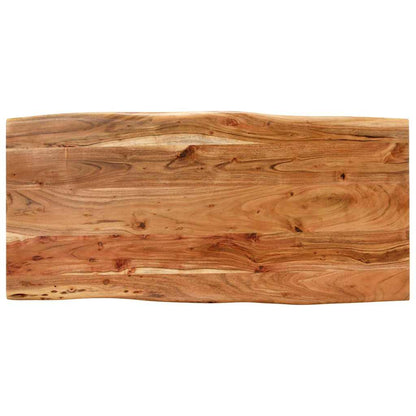 vidaXL Dining Table 110x50x76 cm Solid Wood Acacia