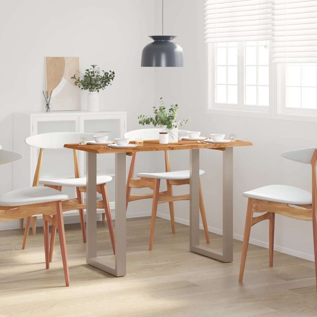 vidaXL Dining Table 110x50x76 cm Solid Wood Acacia