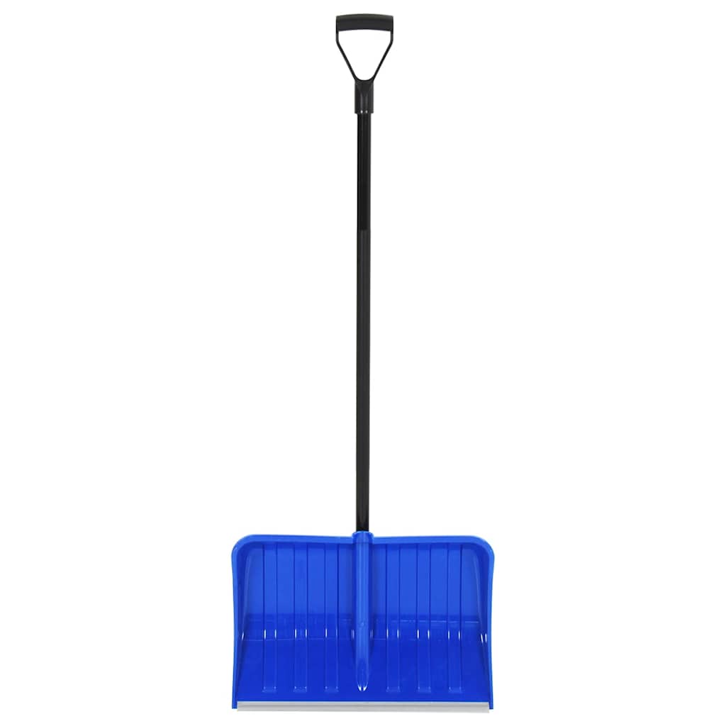 93708 vidaXL Snow Shovel Blue 147 cm Metal