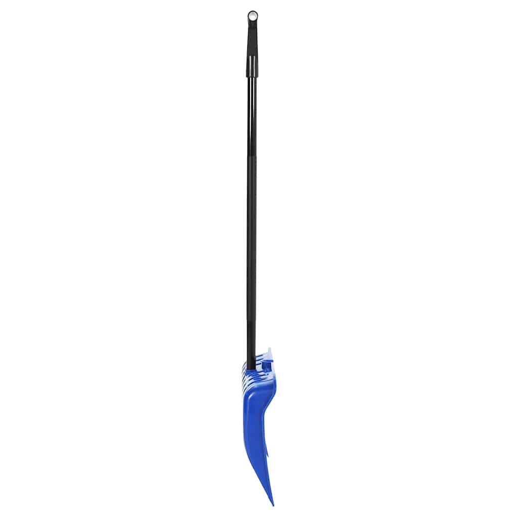 93708 vidaXL Snow Shovel Blue 147 cm Metal