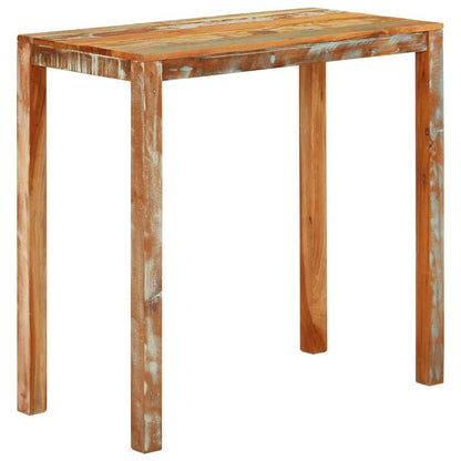 vidaXL Bar Table 112x55x108 cm Solid Wood Reclaimed