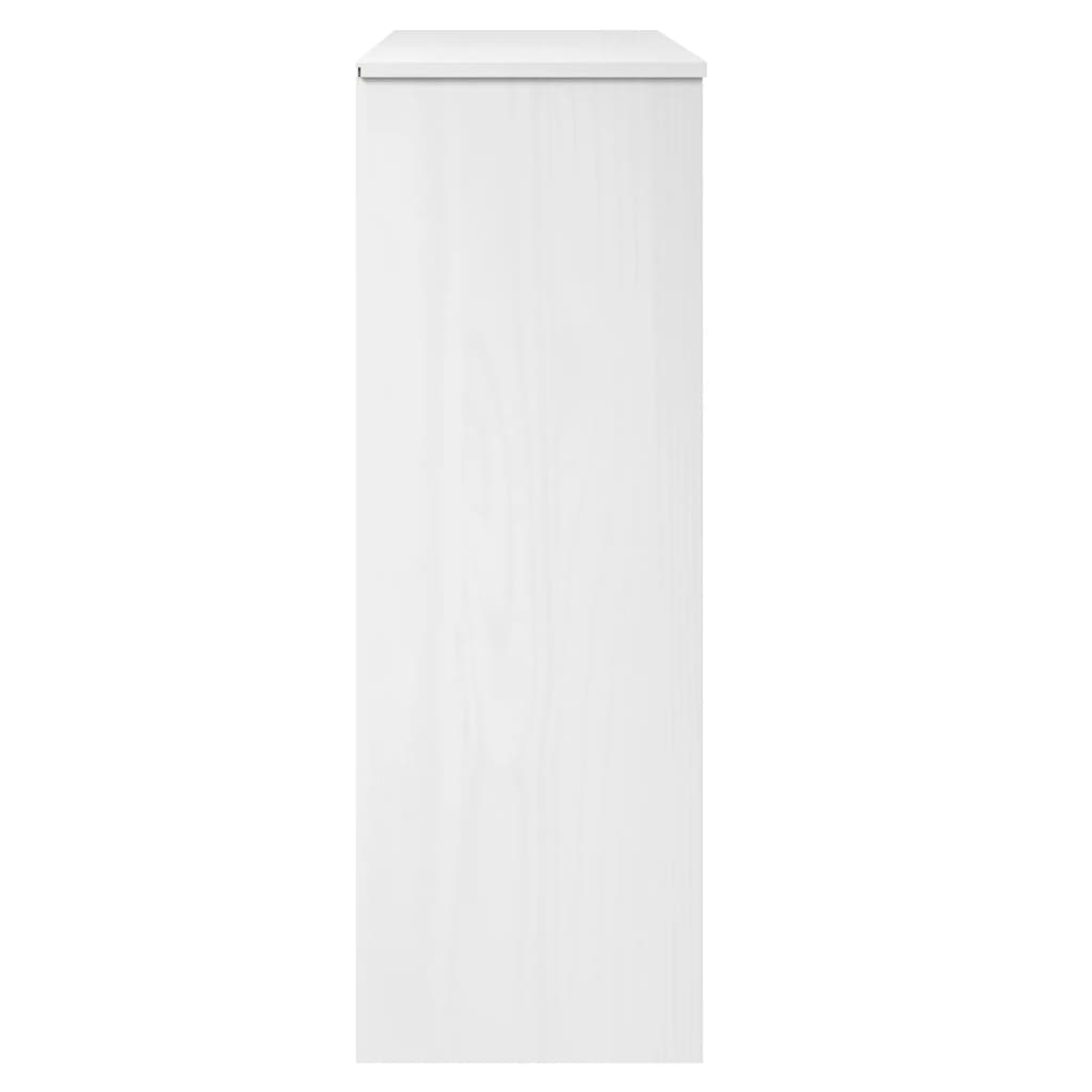 vidaXL Top for Highboard MOLDE White 90x35x100 cm Solid Wood Pine