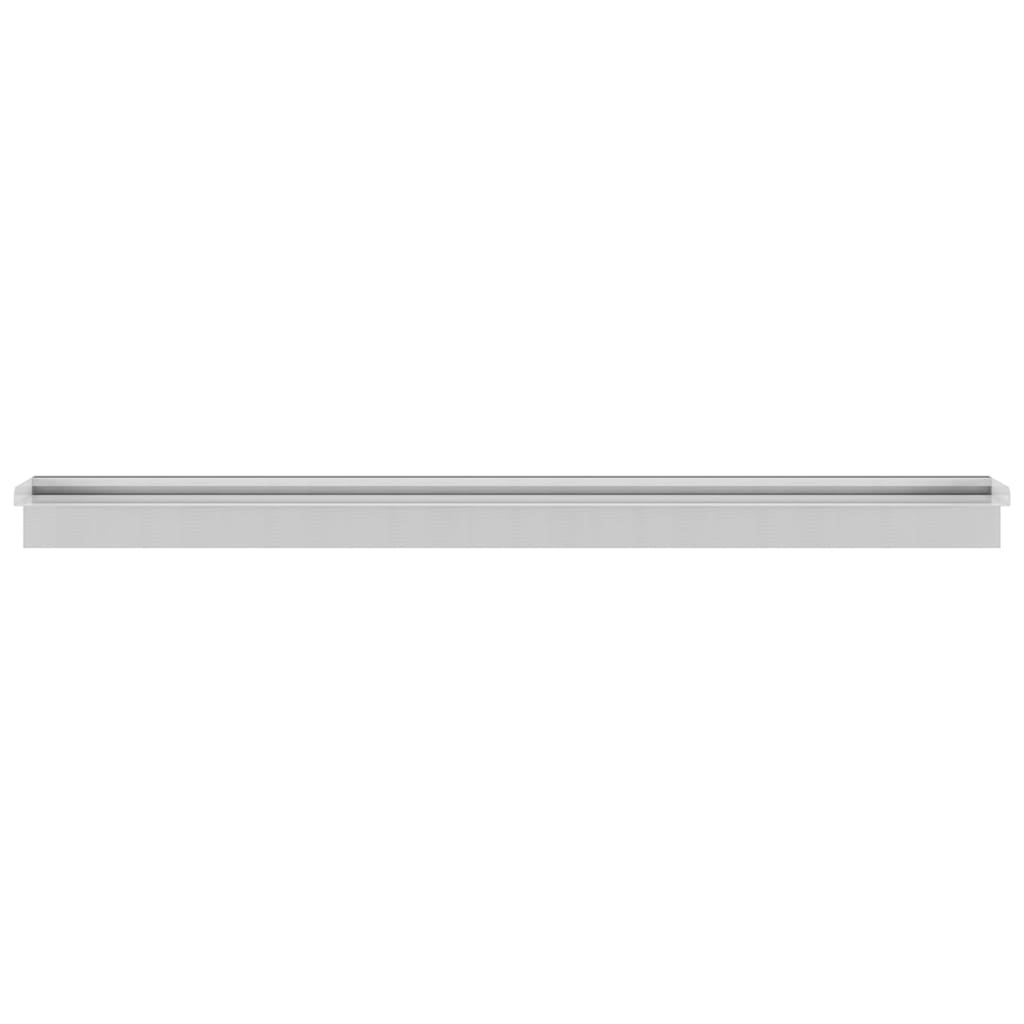 vidaXL Rectangular Waterfall Pool Fountain Stainless Steel 110 cm