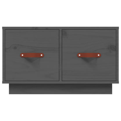 vidaXL Coffee Table Grey 60x53x35 cm Solid Wood Pine