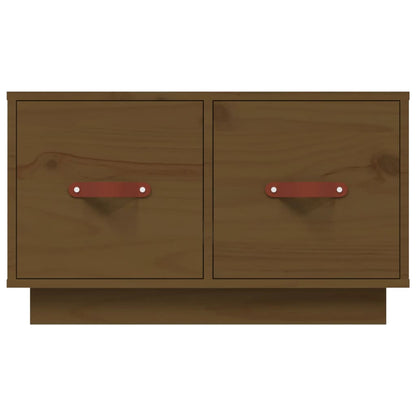 vidaXL Coffee Table Honey Brown 60x53x35 cm Solid Wood Pine