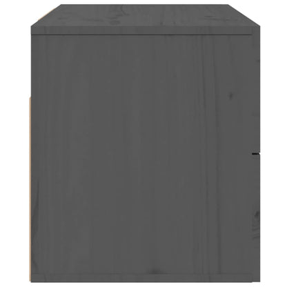 vidaXL Wall-mounted Bedside Cabinet Grey 50x36x40 cm