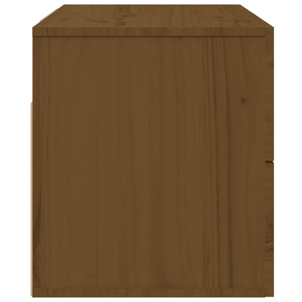 vidaXL Wall-mounted Bedside Cabinets 2 pcs Honey Brown 50x36x40 cm