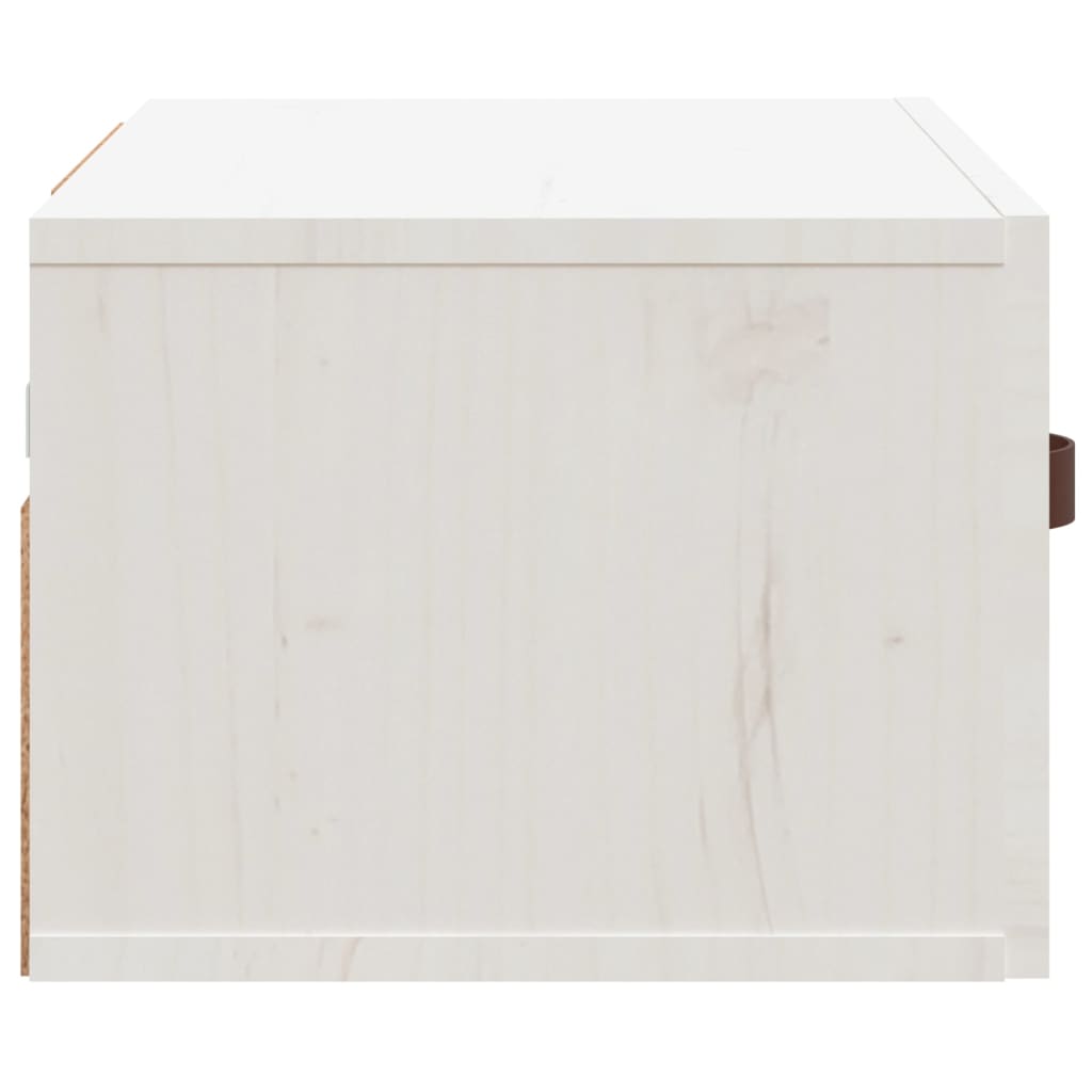 vidaXL Wall-mounted Bedside Cabinet White 40x29.5x22 cm