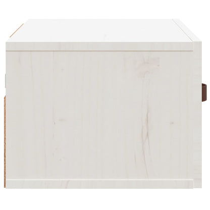 vidaXL Wall-mounted Bedside Cabinet White 40x29.5x22 cm